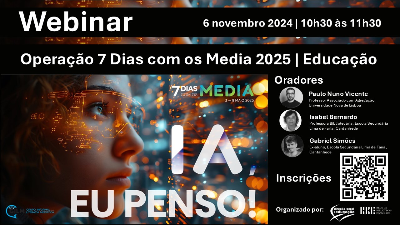 Webinar “IA, eu penso?” | Educação