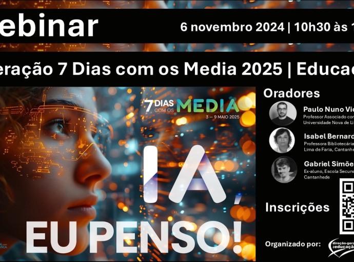 Webinar “IA, eu penso?” | Educação