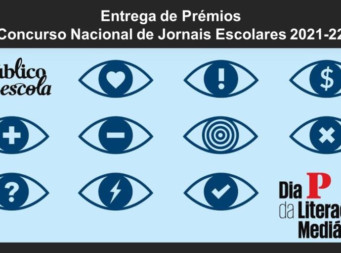 Entrega de prémios do Concurso Nacional de Jornais Escolares 2021-22